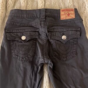 True Religion Black Classic Denim Jeans